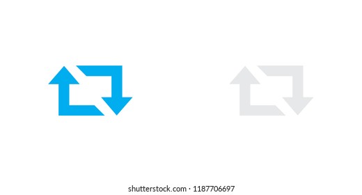 An Illustrated Icon Isolated on a Background - Square Refresh