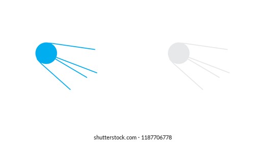 An Illustrated Icon Isolated on a Background - Sputnik