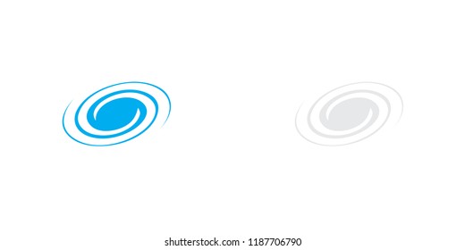 An Illustrated Icon Isolated on a Background - Spiral Galaxy