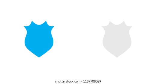 An Illustrated Icon Isolated on a Background - Pointy Shield