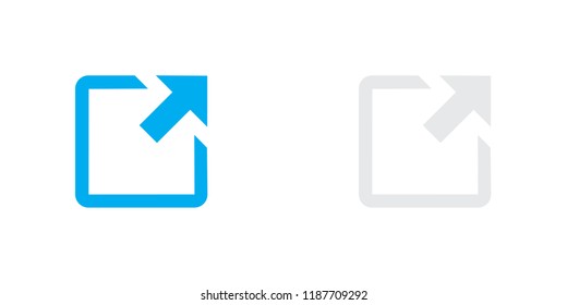 An Illustrated Icon Isolated on a Background - Outgoing