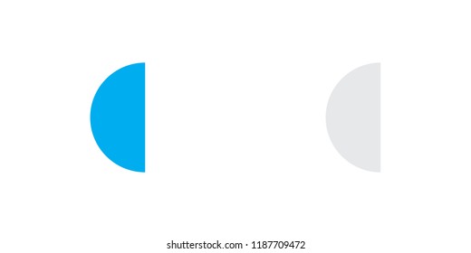 An Illustrated Icon Isolated on a Background - Last Quarter Moon