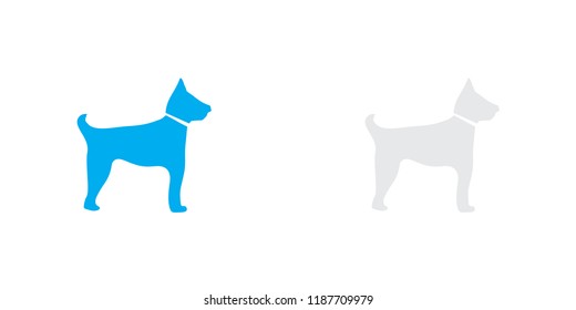 An Illustrated Icon Isolated on a Background - Guard Dog