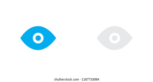 An Illustrated Icon Isolated on a Background - Eye
