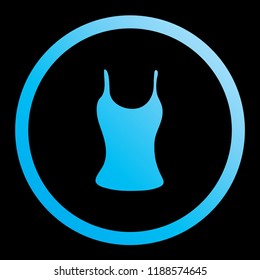 An Illustrated Icon Isolated on a Background - Vest Top