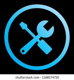 An Illustrated Icon Isolated on a Background - Tools