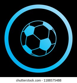 An Illustrated Icon Isolated on a Background - Soccer Ball