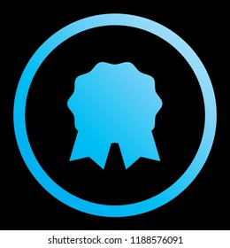 An Illustrated Icon Isolated on a Background - Rosette