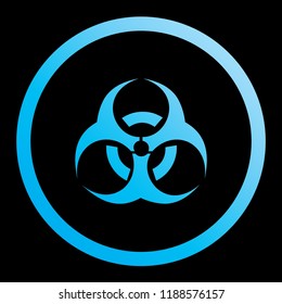An Illustrated Icon Isolated on a Background - Radio Active Rounded