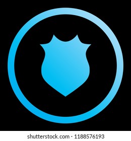 An Illustrated Icon Isolated on a Background - Pointy Shield