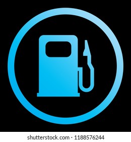 An Illustrated Icon Isolated on a Background - Petrol Pump Light