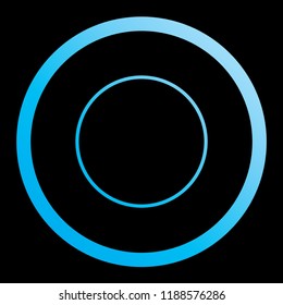 An Illustrated Icon Isolated on a Background - New Moon