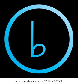 An Illustrated Icon Isolated on a Background - Flat