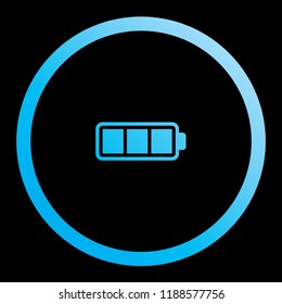 An Illustrated Icon Isolated on a Background - Full Battery