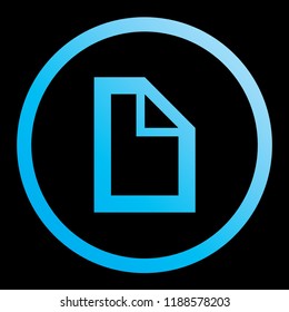 An Illustrated Icon Isolated on a Background - Document Folded Corner