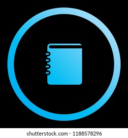 An Illustrated Icon Isolated on a Background - Contacts