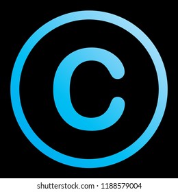 An Illustrated Icon Isolated on a Background - C
