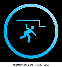 An Illustrated Icon Isolated on a Background - Beware Low Ceiling