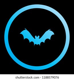 An Illustrated Icon Isolated on a Background - Bat