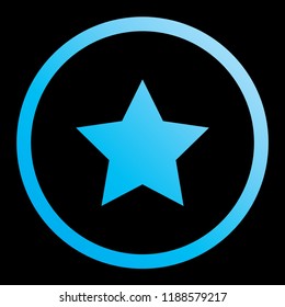 An Illustrated Icon Isolated on a Background - 5 Pointed Star