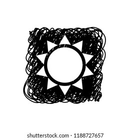 An Illustrated Icon Isolated on a Background - Star