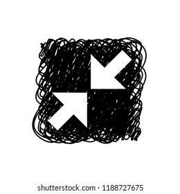 An Illustrated Icon Isolated on a Background - Zoom Out
