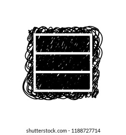 An Illustrated Icon Isolated on a Background - Web Wireframe Triple Horizontal Split 
