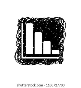 An Illustrated Icon Isolated on a Background - Vertical Chart