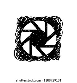 An Illustrated Icon Isolated on a Background - Shutter