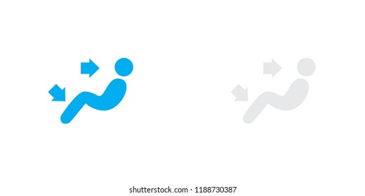 An Illustrated Icon Isolated on a Background - Car Dash Air Filtration