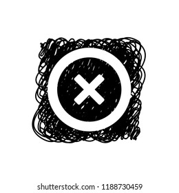 An Illustrated Icon Isolated on a Background - Round Cross-79