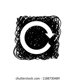 An Illustrated Icon Isolated on a Background - Refresh Forward