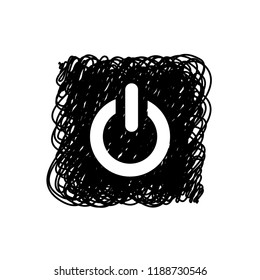 An Illustrated Icon Isolated on a Background - Power