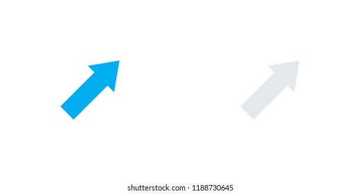 An Illustrated Icon Isolated on a Background - Arrow