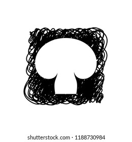 An Illustrated Icon Isolated on a Background - Mushroom