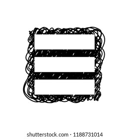 An Illustrated Icon Isolated on a Background - Menu
