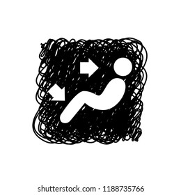 An Illustrated Icon Isolated on a Background - Foot well and Face Fans
