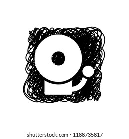 An Illustrated Icon Isolated on a Background - Fire Alarm Bell