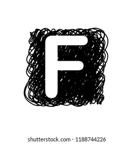 An Illustrated Icon Isolated on a Background - F