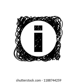 An Illustrated Icon Isolated on a Background - Information