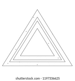 An Illustrated Icon Isolated on a Background - Warning Light