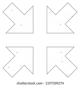 An Illustrated Icon Isolated on a Background - Shrink