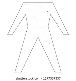 An Illustrated Icon Isolated on a Background - Safety Suit