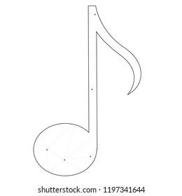 An Illustrated Icon Isolated on a Background - Quaver