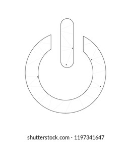 An Illustrated Icon Isolated on a Background - Power