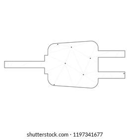 An Illustrated Icon Isolated on a Background - Plug