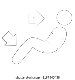 An Illustrated Icon Isolated on a Background - Foot well and Face Fans