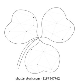 An Illustrated Icon Isolated on a Background - Clover