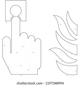 An Illustrated Icon Isolated on a Background - Fire Alarm