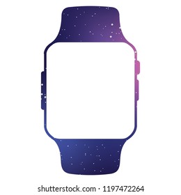 An Illustrated Icon Isolated on a Background - Smart Watch